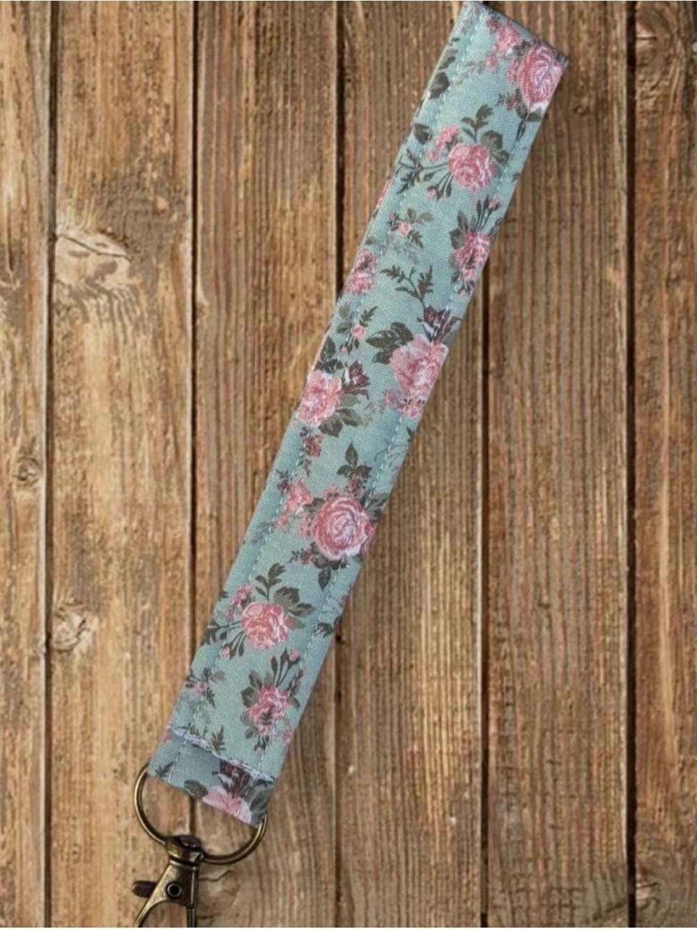 Floral Wristlet Keychain Strap